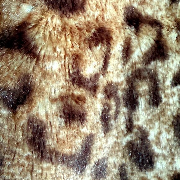 Vintage Y2k Leopard Faux Fur Statement Coat by Cato Size XL - Picture 7 of 11